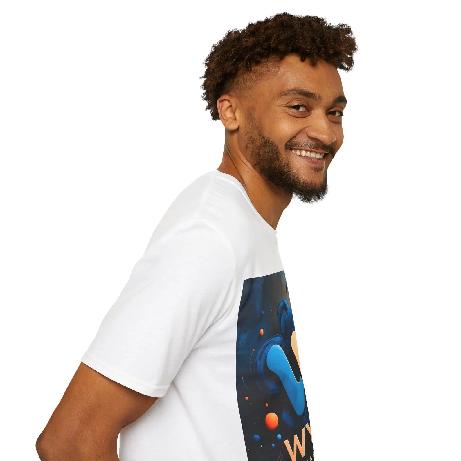 WYLD Logo Abstract Splash T-Shirt | Branded Graphic Tee