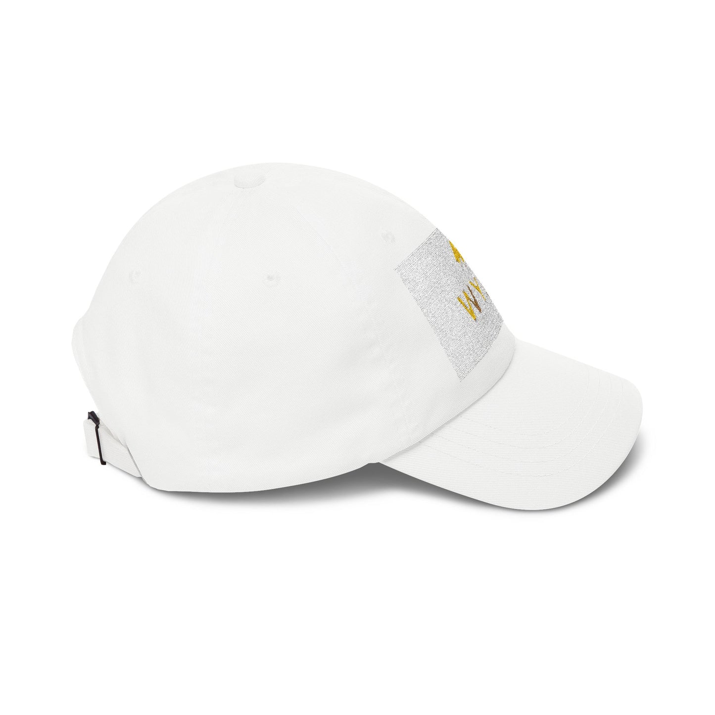 Wyld Lightning Dad Cap – Embroidered White Baseball Hat