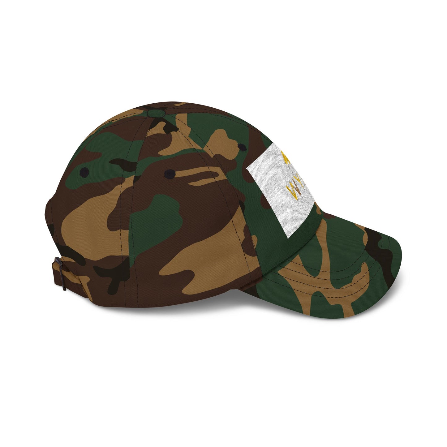 Wyld Lightning Dad Cap – Embroidered White Baseball Hat