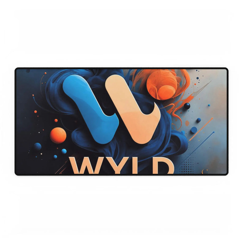 WYLD Logo Abstract Swirl Desk Mat | Gaming Mousepad