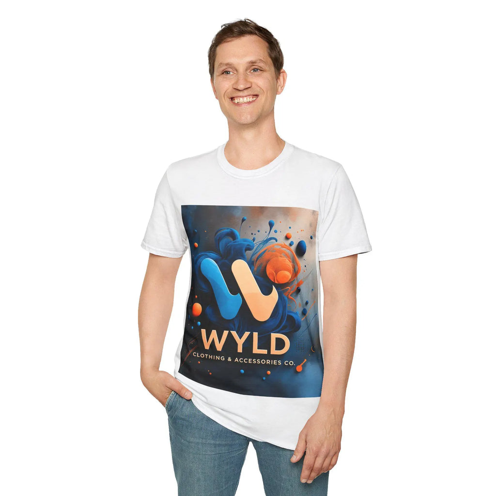 WYLD Logo Abstract Splash T-Shirt | Branded Graphic Tee