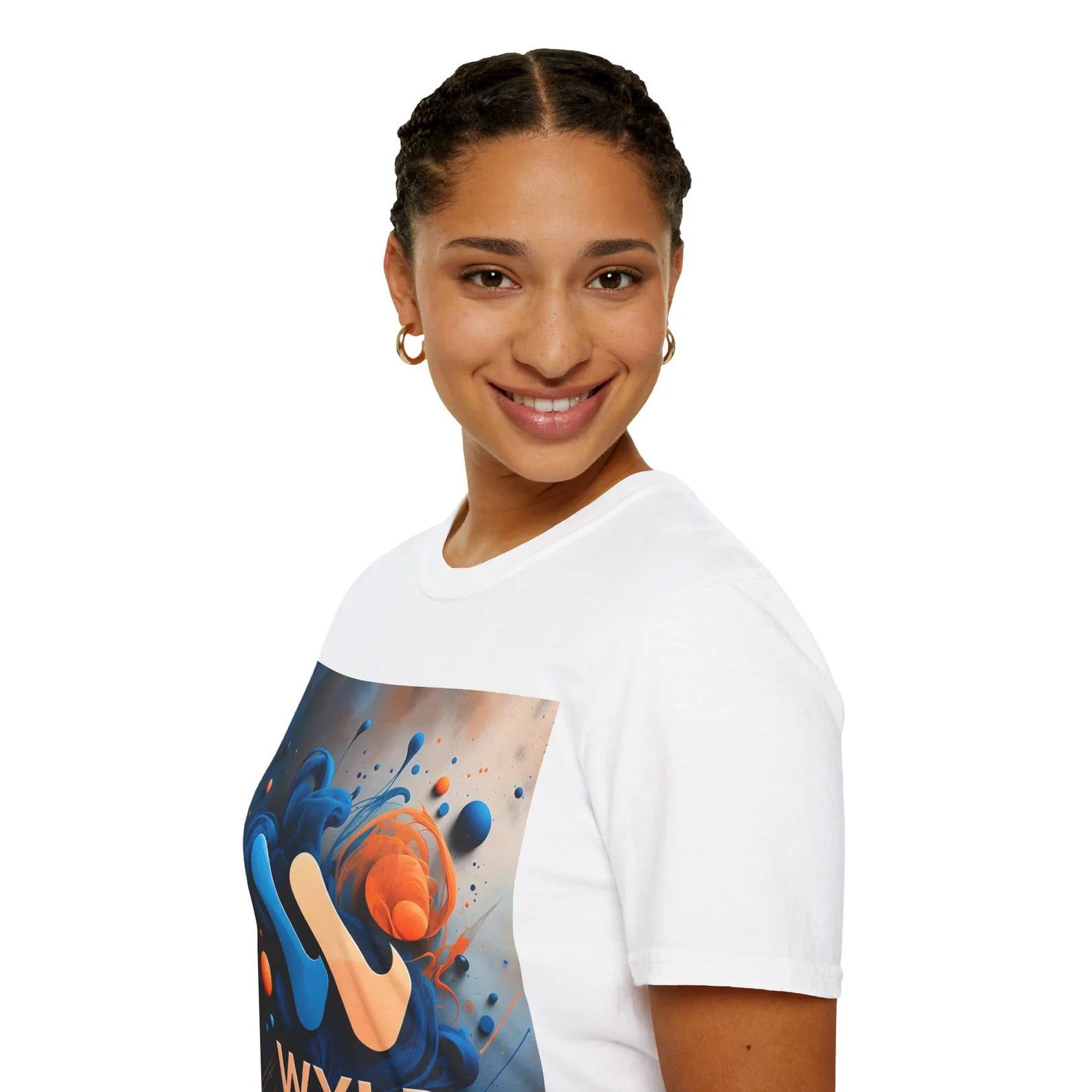 WYLD Logo Abstract Splash T-Shirt | Branded Graphic Tee