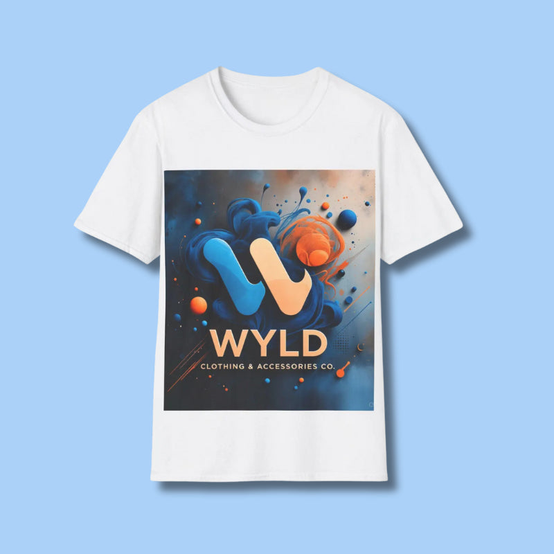 WYLD Logo Abstract Splash T-Shirt | Branded Graphic Tee